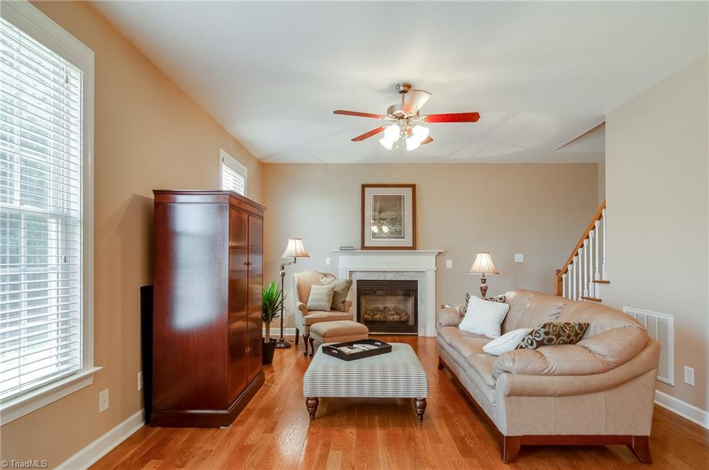 3940 Johnson Street High Point, NC 27265 - Photo 10 of 30 Additional view of great room. The hardwood floors just shine in this home!