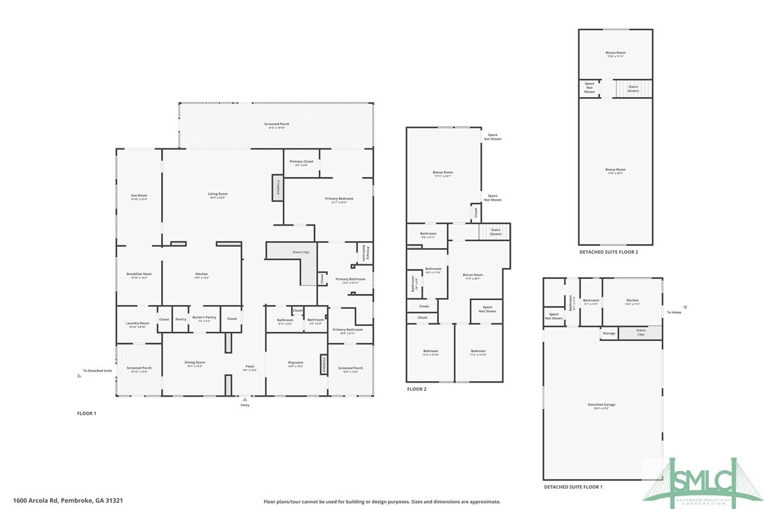 1600 Arcola Road Pembroke, GA 31321 - Photo 50 of 50 floor plan