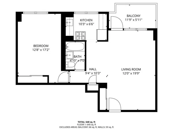 a picture of a floor plan