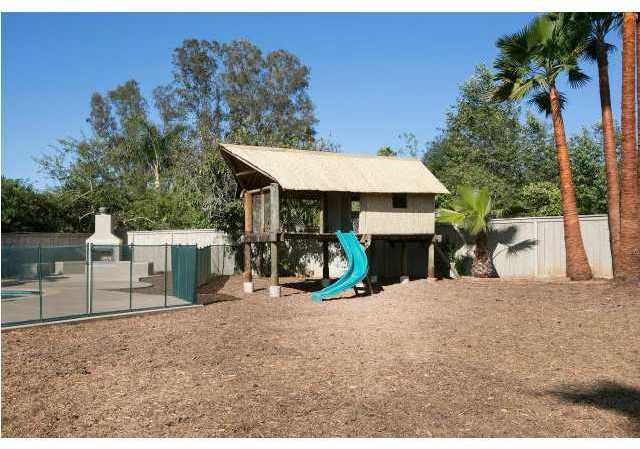 1512 Monte Mar Road Vista, CA 92084 - Photo 18 of 22 Custom built kids' playhouse with slide