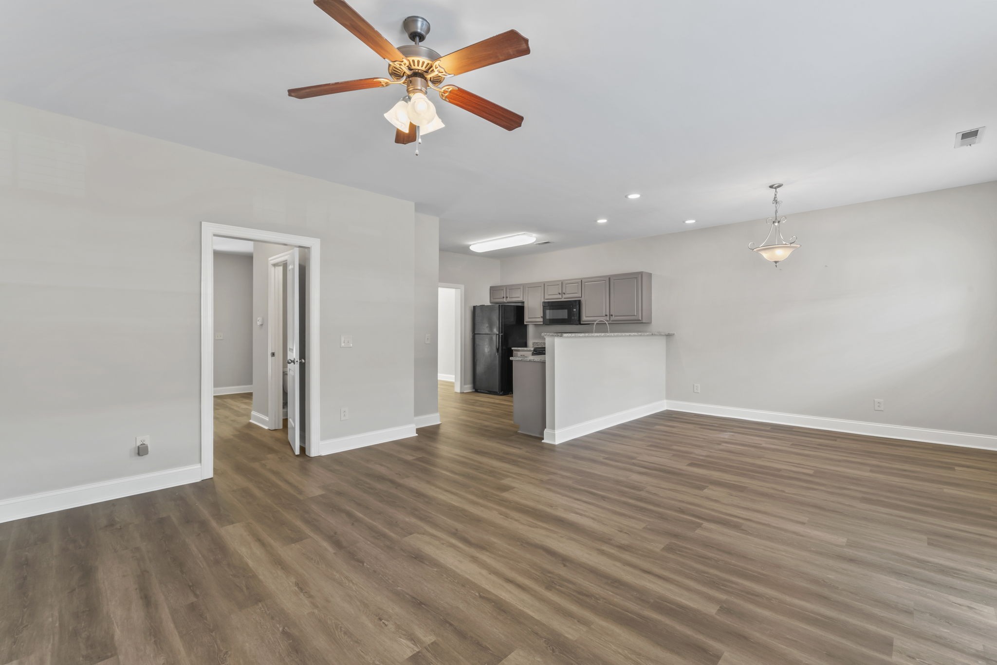 338 Rowlette Circle Murfreesboro, TN 37127 - Photo 9 of 17 a view of a kitchen with a sink and a refrigerator