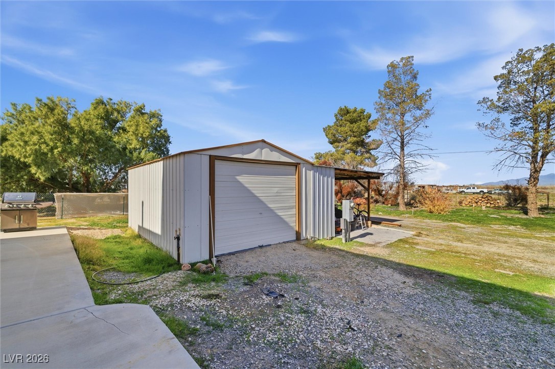 2570 East Kellogg Road Pahrump, NV 89048 - Photo 38 of 54 20x13 storage shed.