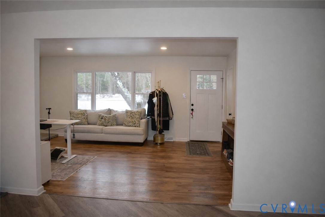 5521 Richmond Road Amelia Court House, VA 23002 - Photo 6 of 28 Foyer lots of natural light, dark wood-type floori