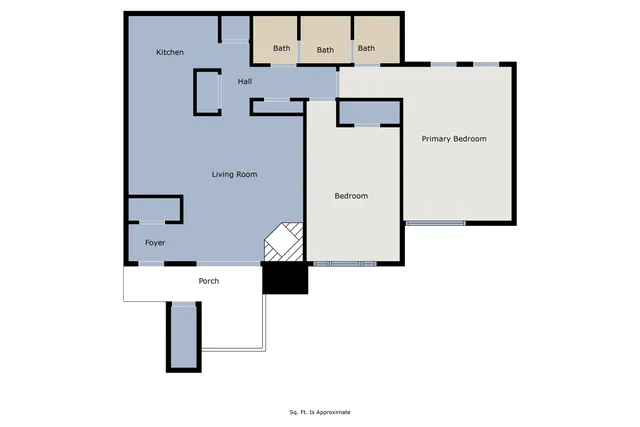 a picture of a rug and white wall