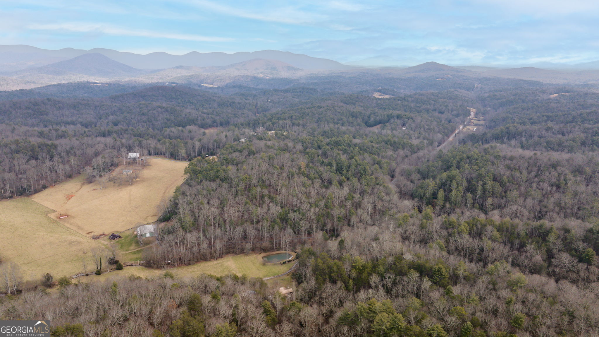 89 Ts Jarrard Road Dahlonega, GA 30533 - Photo 47 of 48 a view of a mountain in the distance in a field