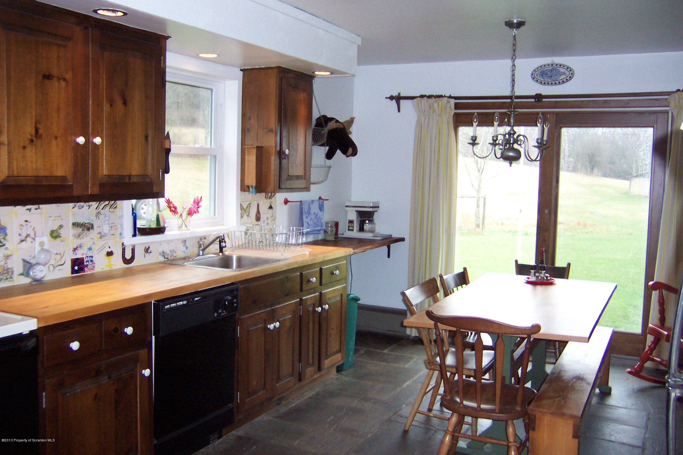 0 Stalker Hill Road Jackson, PA 18825 - Photo 7 of 9 Kitchen w/flag stone floor
