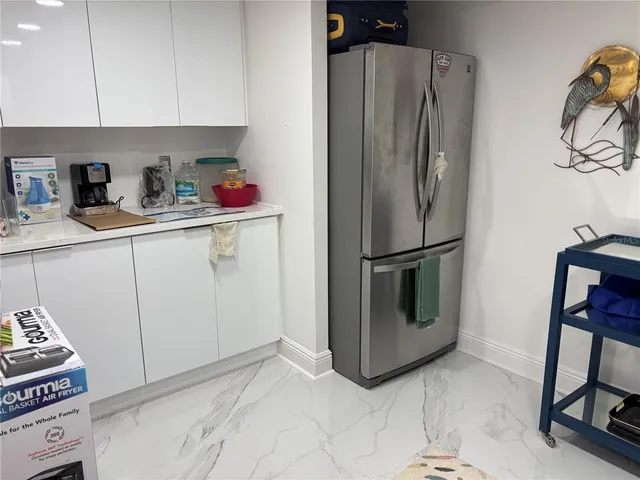 a view of a painting on the wall