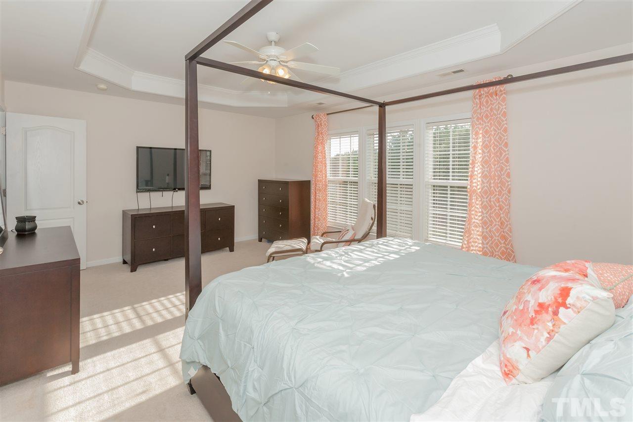 7613 Silver View Lane Raleigh, NC 27613 - Photo 14 of 25 Another view of the spacious master bedroom.