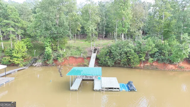 a view of an outdoor space and a lake view