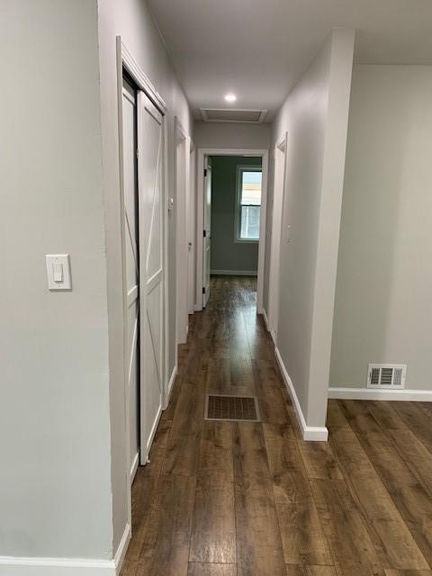 4559 Hendrix Drive Forest Park, GA 30297 - Photo 10 of 24 a view of a hallway with wooden floor and a bathroom