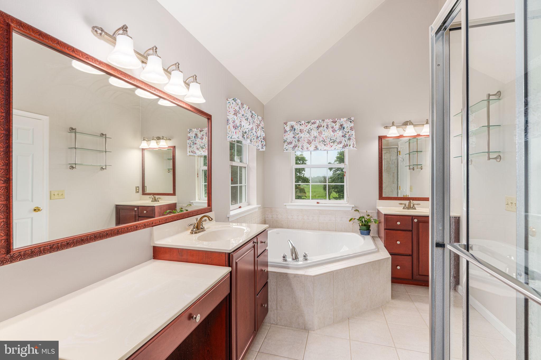 17 Valley Brook Road Boyertown, PA 19512 - Photo 46 of 54 Primary Bath with Soaking Tub & Glass Shower