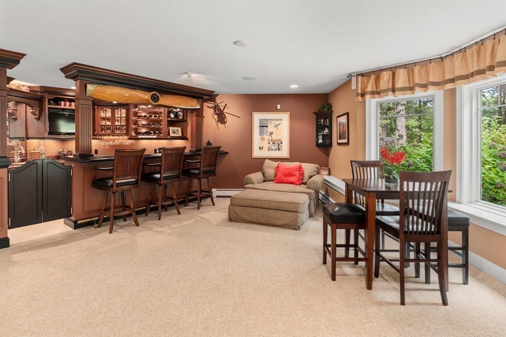 7 Pettees Pond Lane Walpole, MA 02081 - Photo 25 of 38 a bedroom with furniture and large windows