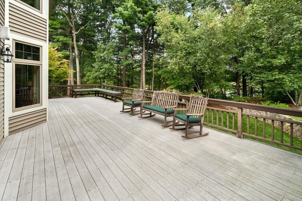 7 Pettees Pond Lane Walpole, MA 02081 - Photo 30 of 38 a view of a terrace with chairs