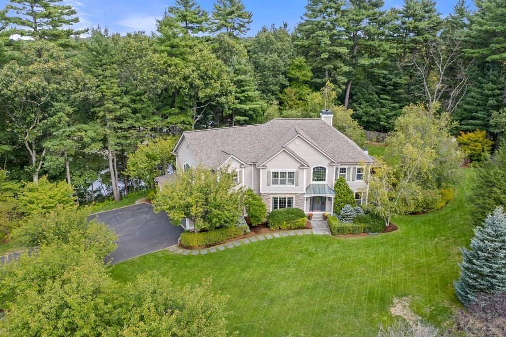 7 Pettees Pond Lane Walpole, MA 02081 - Photo 36 of 38 an aerial view of a house
