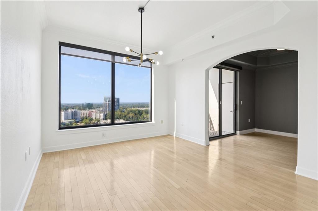 3445 Stratford Road Northeast, Unit 2602 Atlanta, GA 30326 - Photo 35 of 56 a view of an empty room with a window