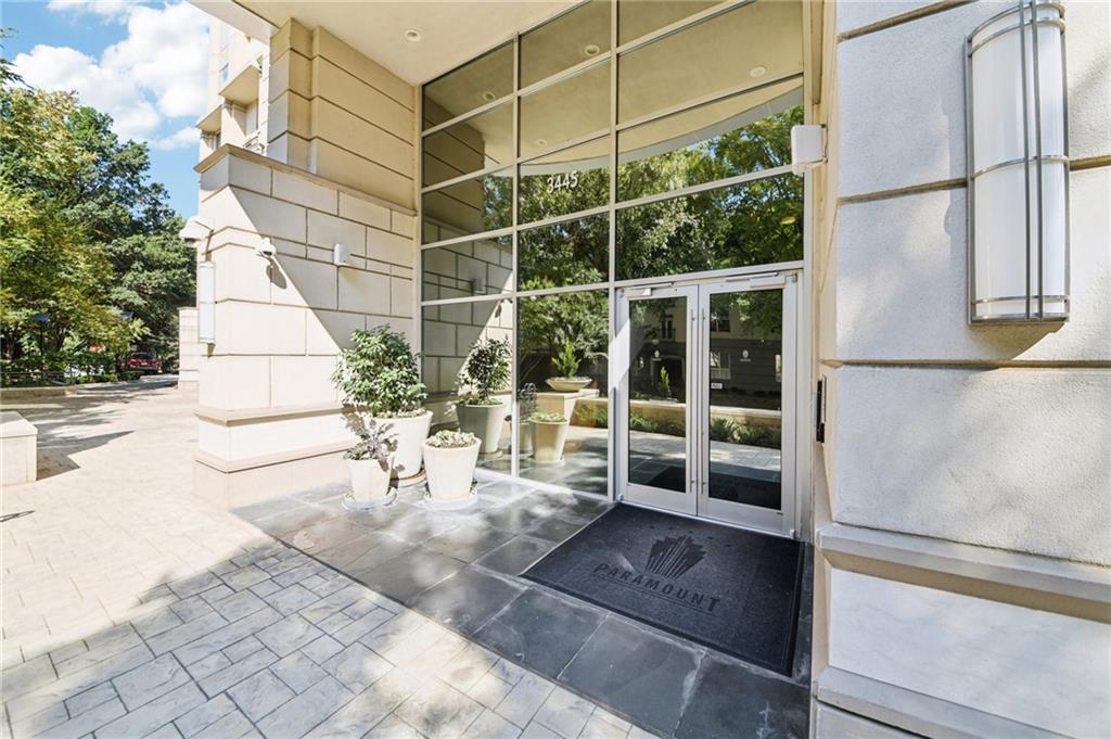 3445 Stratford Road Northeast, Unit 2602 Atlanta, GA 30326 - Photo 52 of 56 a view of a building with a door and a window