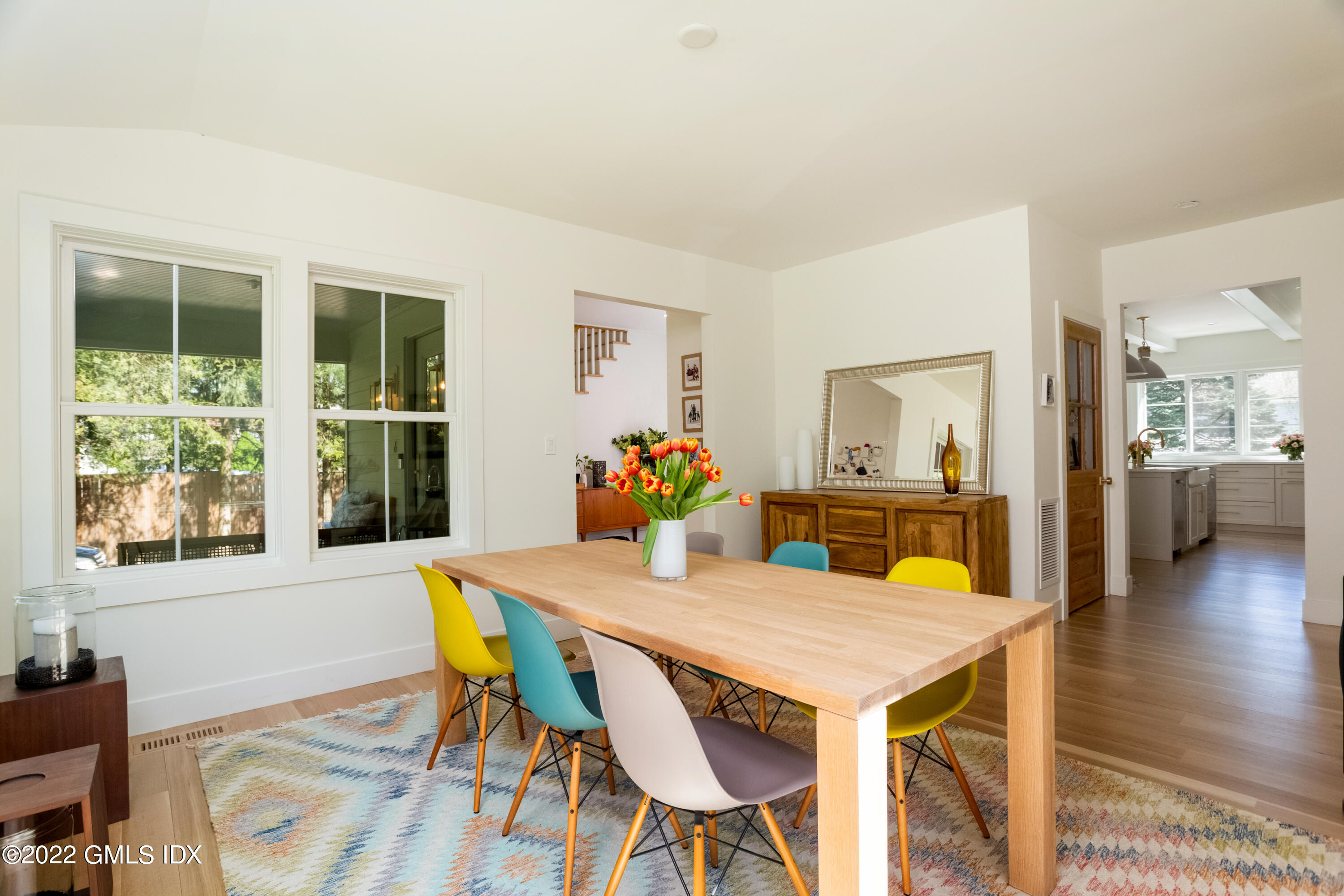6 Chapel Lane Riverside, CT 06878 - Photo 13 of 29 a dining room with furniture and wooden floor