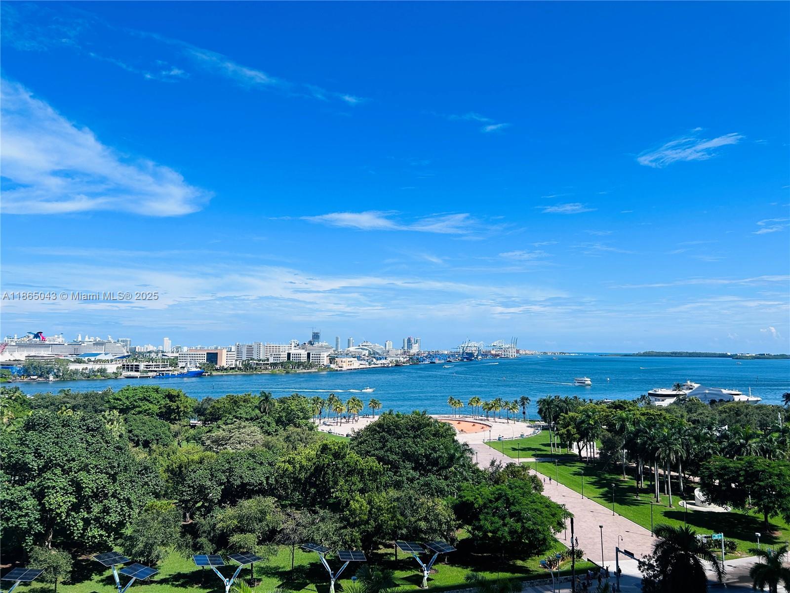50 Biscayne Boulevard, Unit 3405 Miami, FL 33132 - Photo 32 of 40 a view of a city with sunset view