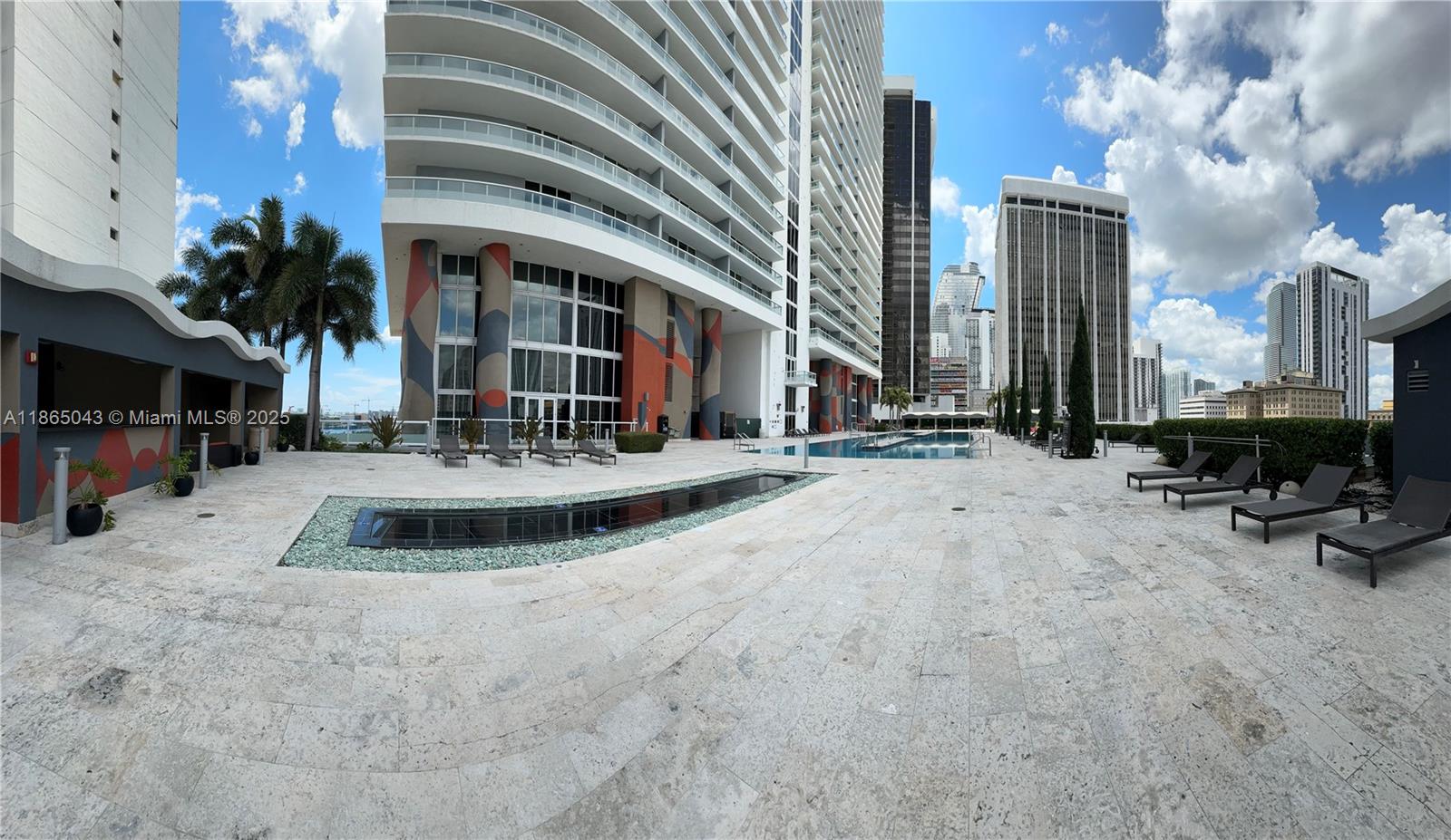 50 Biscayne Boulevard, Unit 3405 Miami, FL 33132 - Photo 37 of 40 a view of outdoor space with deck and outdoor seating
