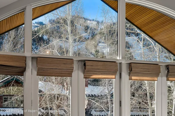 a view of a house with a window and outside view