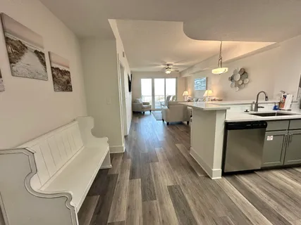 a view of a balcony with chairs