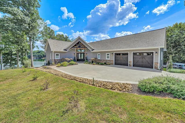 a view of a entryway door front of house
