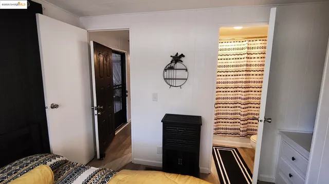 a close view of a shower in kitchen