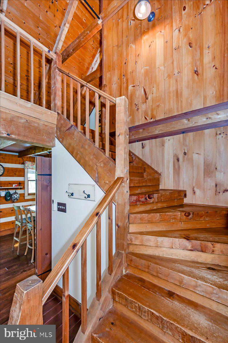 16926 Sprecher Road Sharpsburg, MD 21782 - Photo 21 of 76 Rustic charm in a wooden staircase.