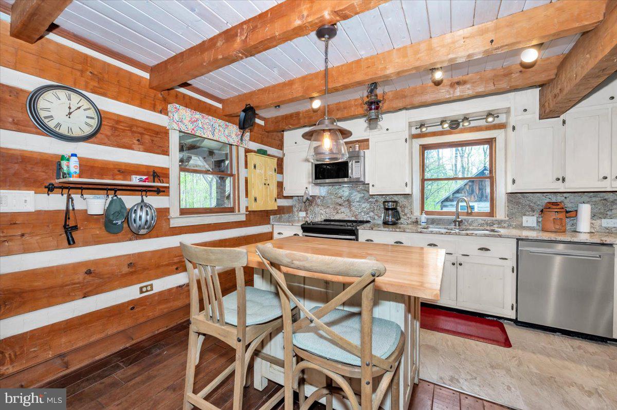 16926 Sprecher Road Sharpsburg, MD 21782 - Photo 10 of 76 Charming rustic kitchen with wood beams.