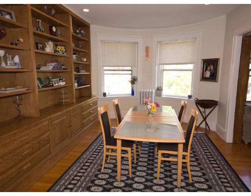 16 Claflin Road, Unit 2 Brookline, MA 02445 - Photo 5 of 10 a view of a dining room with furniture