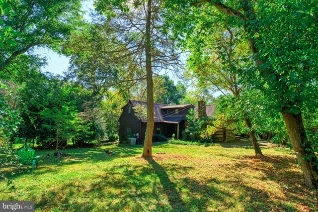 a view of a tree in front of a house