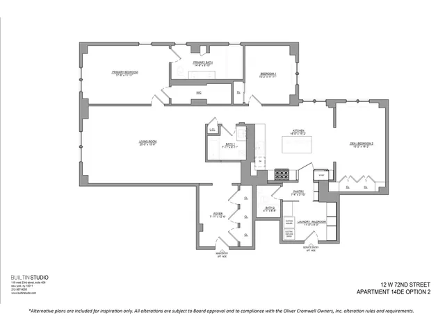 $2,270,000 | 12 West 72nd Street, Unit 14DE | Upper West Side