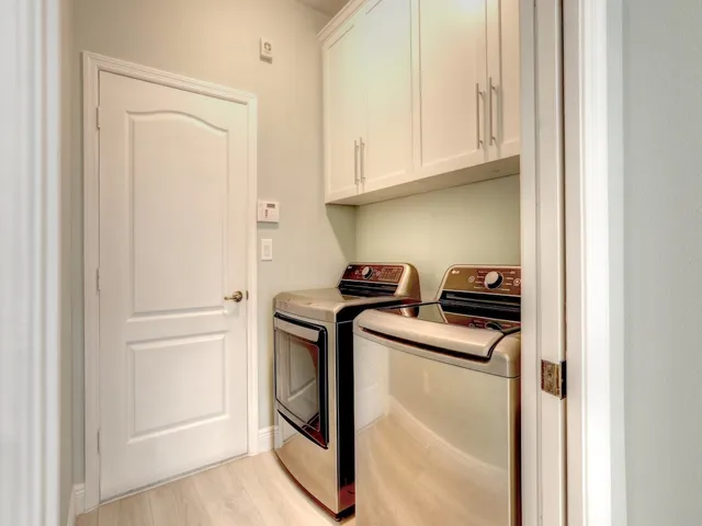 a outdoor space with furniture