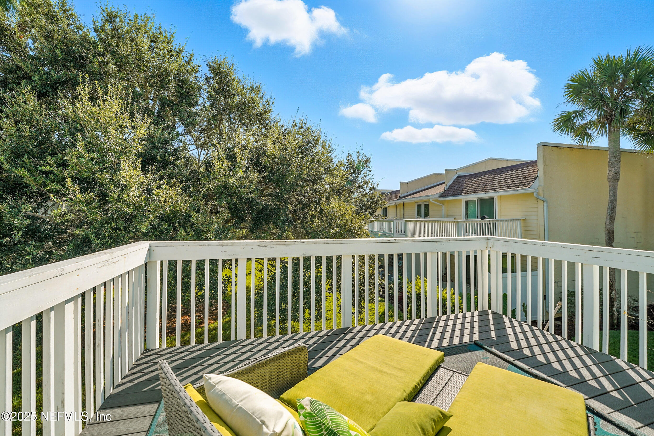 2233 Seminole Road, Unit 3 Atlantic Beach, FL 32233 - Photo 31 of 59 a view of a balcony with wooden floor