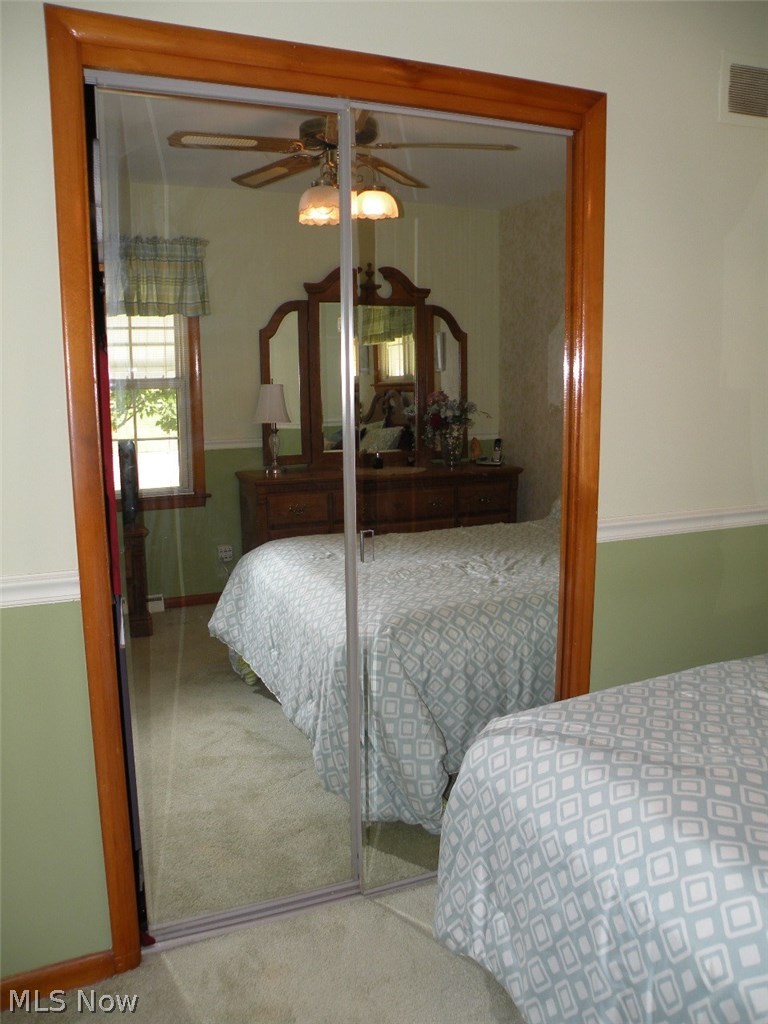 403 Rutland Street Akron, OH 44305 - Photo 11 of 26 Large closet with mirrors on doors.