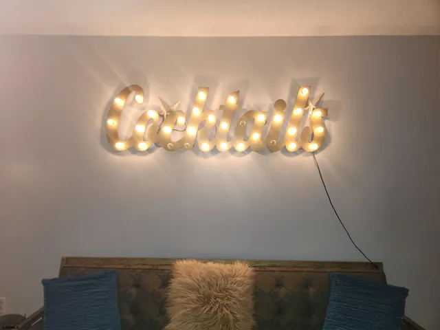 a lobby with furniture and a windows