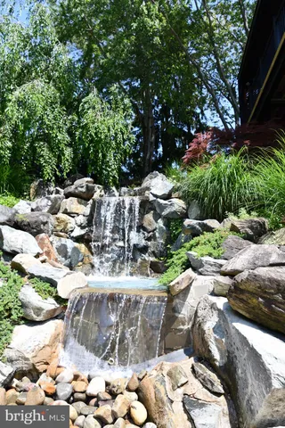 a close view of water heater room