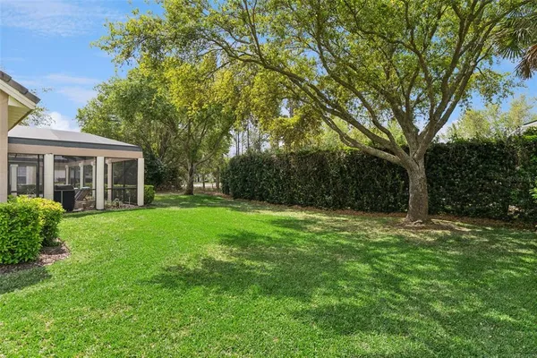 a view of a lake with a houses