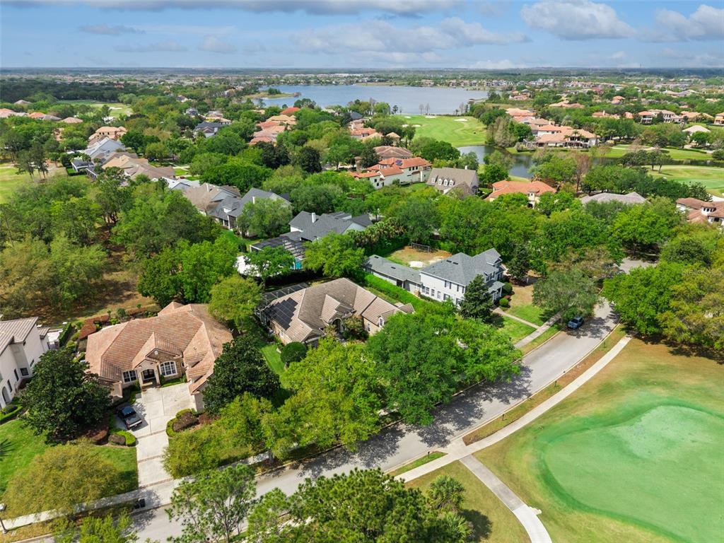 6110 Keenes Pointe Drive Windermere, FL 34786 - Photo 60 of 78 an aerial view of multiple house
