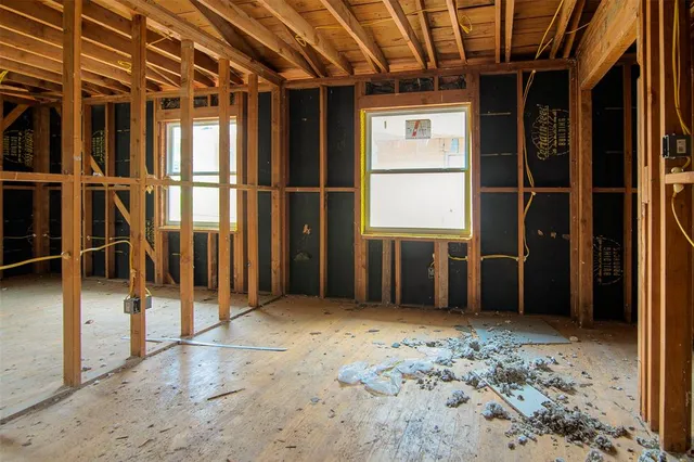 a view of an empty room