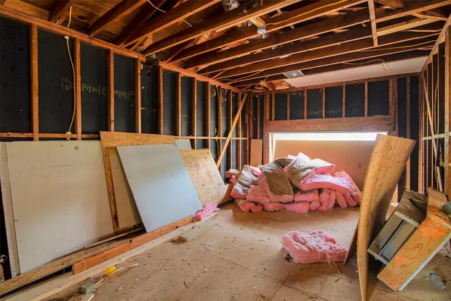 a view of under construction room and staircase