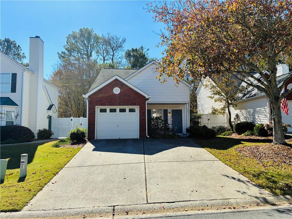 a house with trees in the background