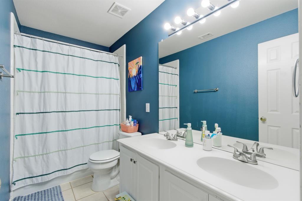 6625 Hayling Way Denton, TX 76210 - Photo 25 of 33 a bathroom with a sink toilet and shower