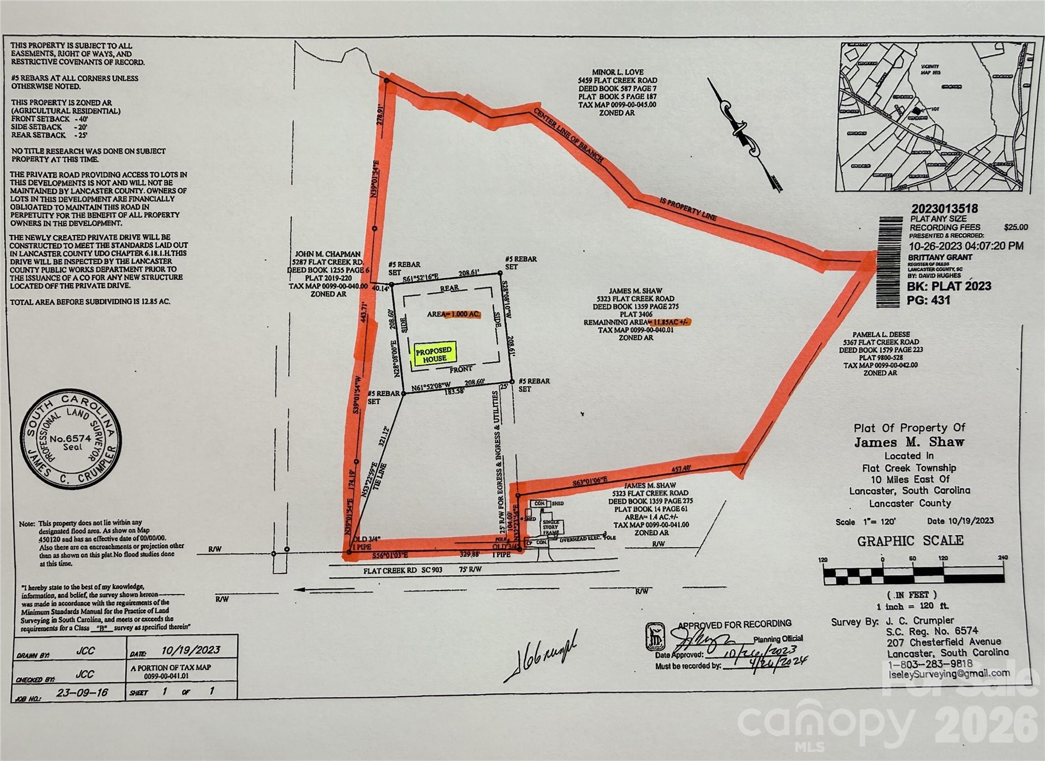 12.85-acres 12.85-acres Flat Creek Road Heath Springs, SC 29058 - Photo 3 of 7 a view of staircase