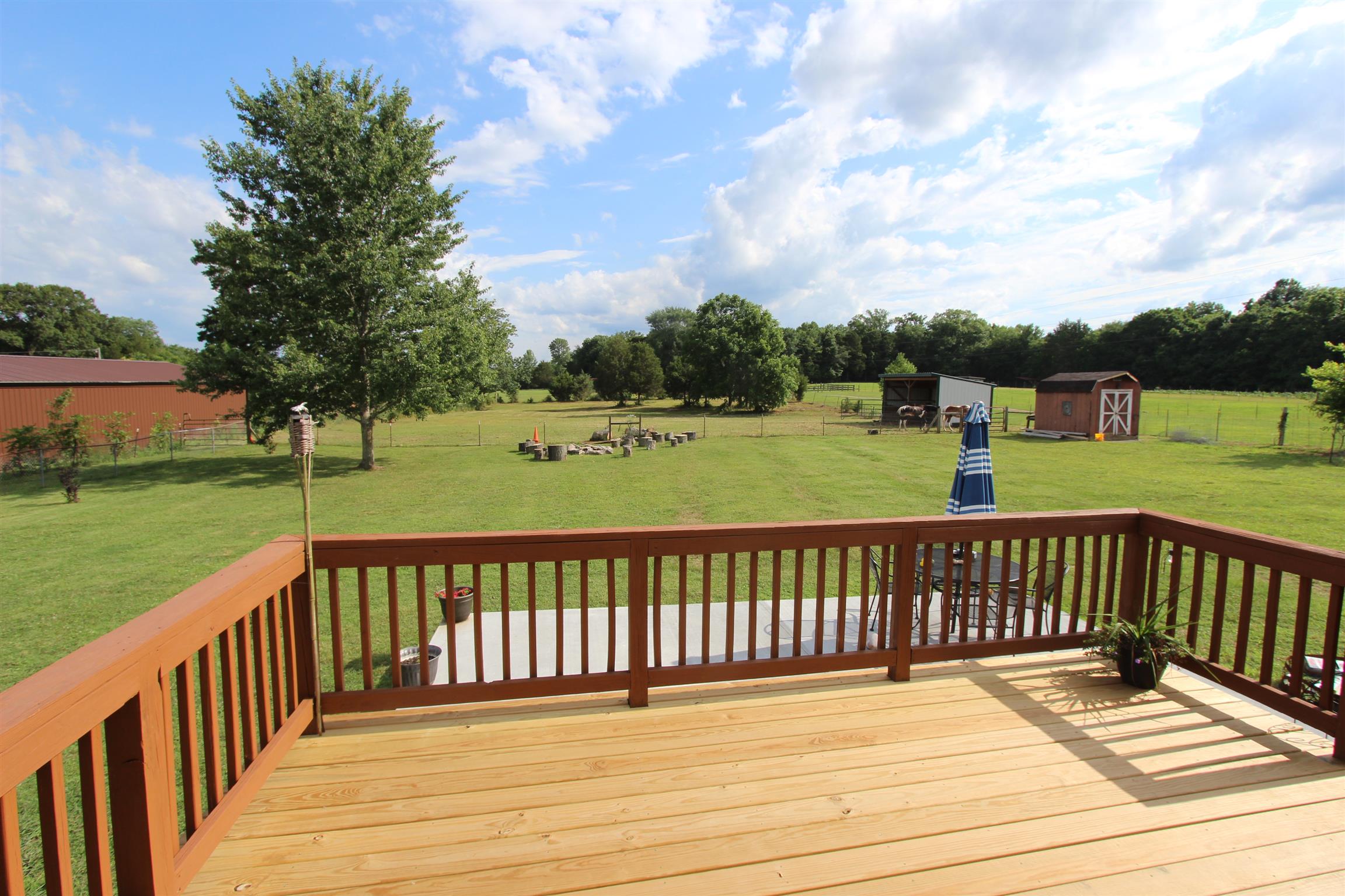 4240 Simmons Bluff Road Lebanon, TN 37090 - Photo 26 of 30 a view of deck and deck with a big yard