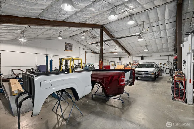 a view of car garage