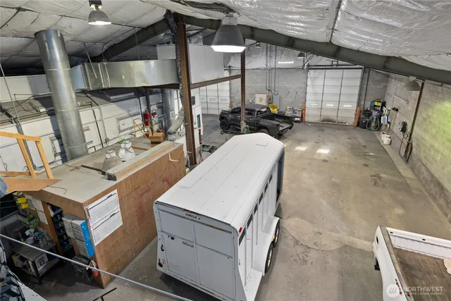 an aerial view of residential building with outdoor space