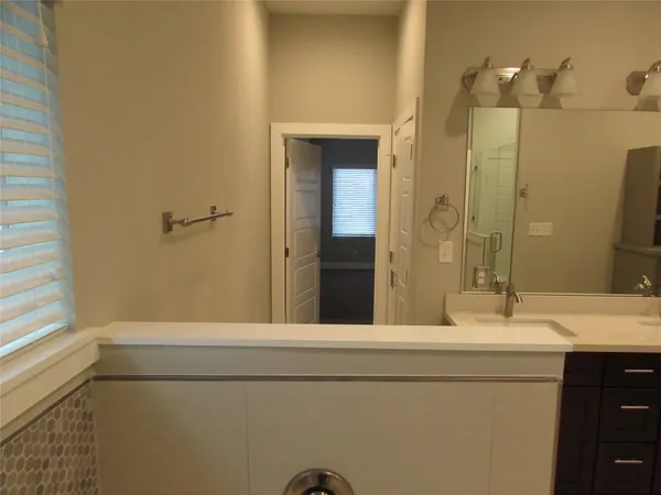 a utility room with a sink