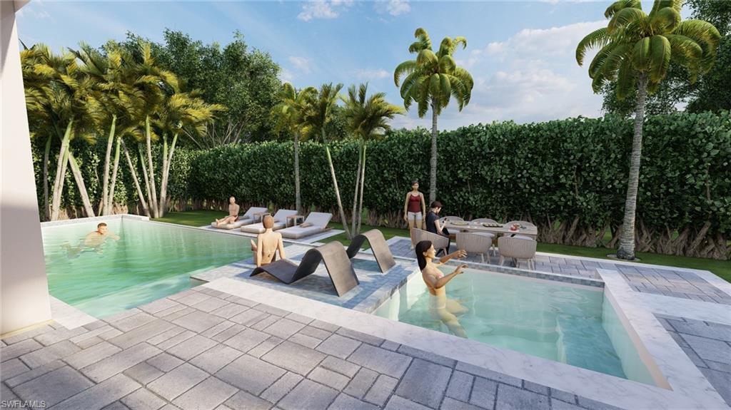 565 Whispering Pine Lane Naples, FL 34103 - Photo 7 of 12 a view of a backyard with a sitting area