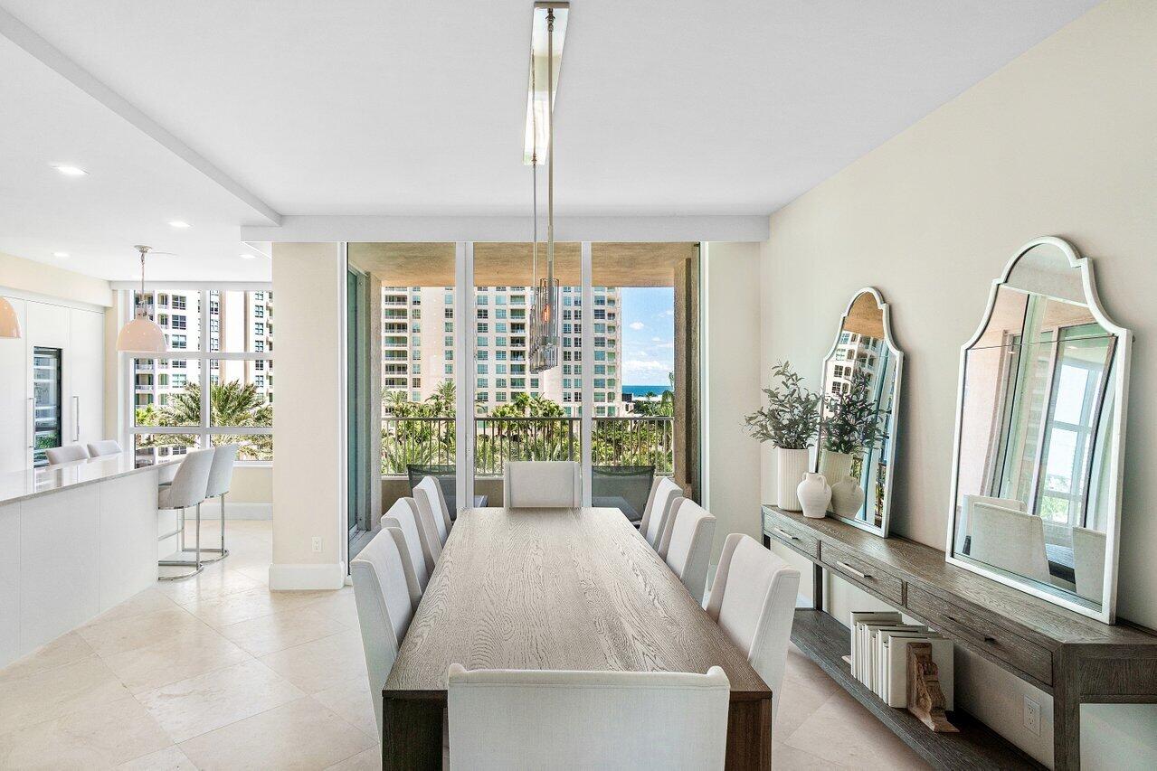 3720 South Ocean Boulevard, Unit 603 Highland Beach, FL 33487 - Photo 20 of 67 DINING WITH A VIEW!